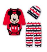 Body, kalhoty, čepička - Mickey Mouse