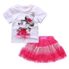 Tričko a sukně Minnie Mouse