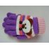 Zimní rukavice - barva fialová