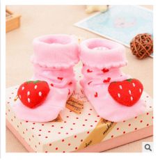 Ponožky 0-6 měsíců - barva růžová