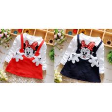 Šaty s dlouhým rukávem Minnie Mouse