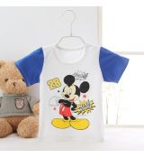 Tričko Mickey Mouse - barva modrá