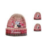 Čepice Minnie Mouse - růžová a béžová