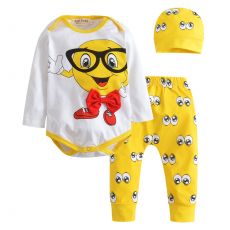 Body, legíny, čepička - barva žlutá