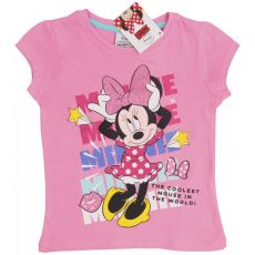 Tričko Minnie Mouse - barva růžová