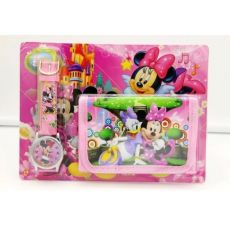 Peněženka + hodinky - Minnie Mouse