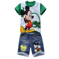 Tričko a riflové kraťasy Mickey Mouse
