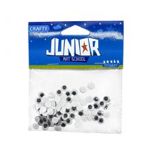 Dekorace pohyblivé oči - 7 mm