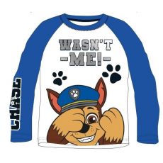 Tričko Tlapková patrola - barva modrá a bílá