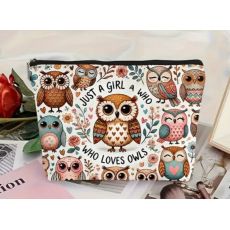 Kosmetická taška - sovy