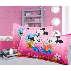 Povlak na polštář Mickey a Minnie Mouse