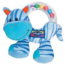 Plyšová zebra s chrastítkem