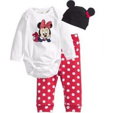 Minnie Mouse - body, legíny, čepička